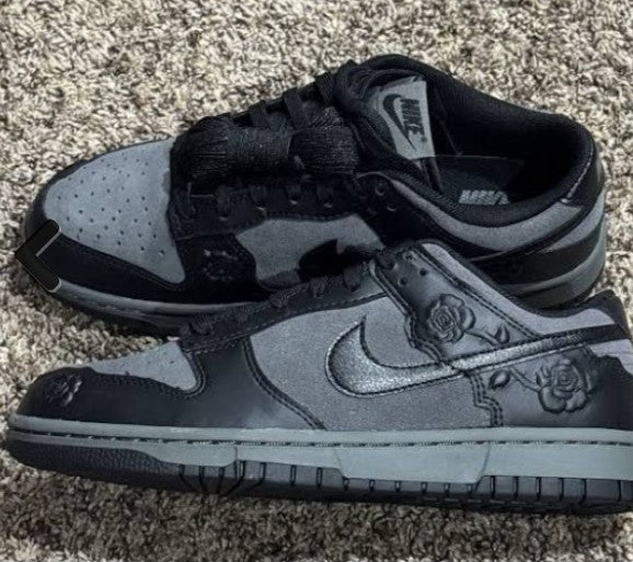 Nike Dunk Low Black Roses