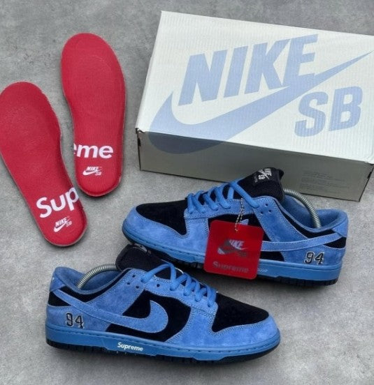 S_upreme x SB Dunk Low Ocean Fog