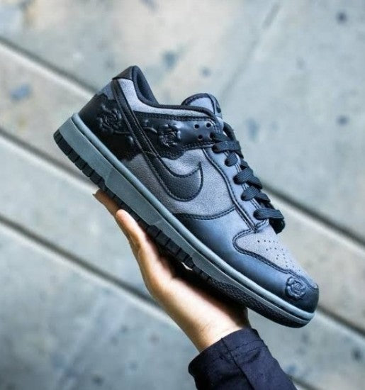 Nike Dunk Low Black Roses