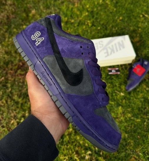 Supreme x SB Dunk Low "Ink Iron Grey"