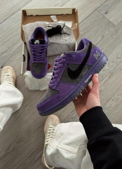 Supreme x SB Dunk Low "Ink Iron Grey"