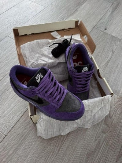 Supreme x SB Dunk Low "Ink Iron Grey"