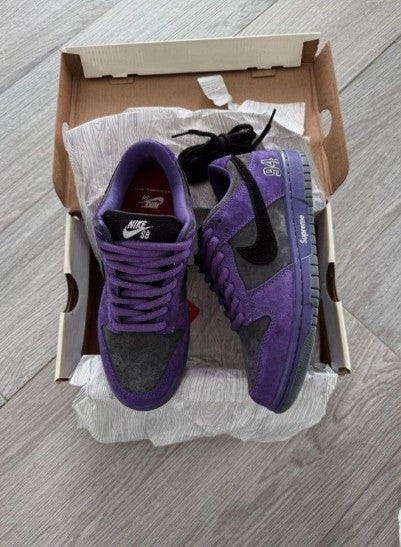 Supreme x SB Dunk Low "Ink Iron Grey"