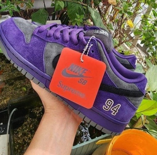 Supreme x SB Dunk Low "Ink Iron Grey"